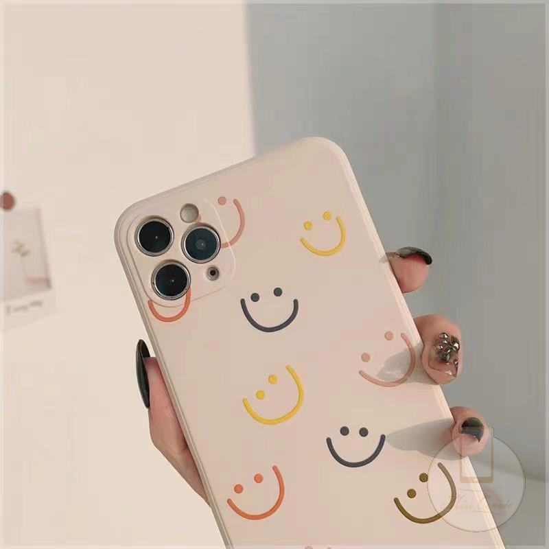 Ốp điện thoại TPU mềm họa tiết mặt cười nhiều màu sắc cho Iphone 11 12 13 Pro Max 6 6s 7 8 Plus Xr X Xs Max Se 2020 | BigBuy360 - bigbuy360.vn