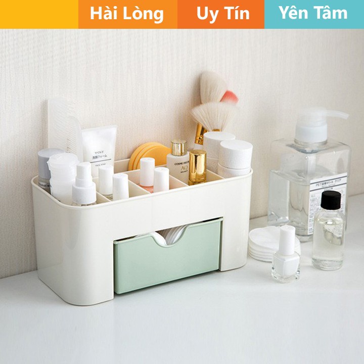 kệ trang điểm.Kệ Để Đồ Trang Điểm Mini Đa Năng Nhựa PP Nhiều Ô Tiện Ích, Kệ Đựng Đồ  Mỹ Phẩm,Gọn Gàng Siêu Tiện Lợi