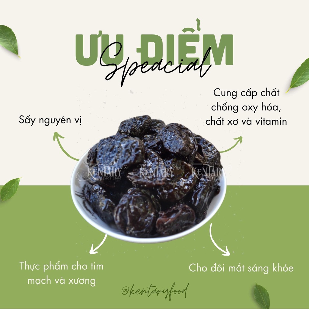 Mận Sấy Mật Ong Kentary - Túi 200g