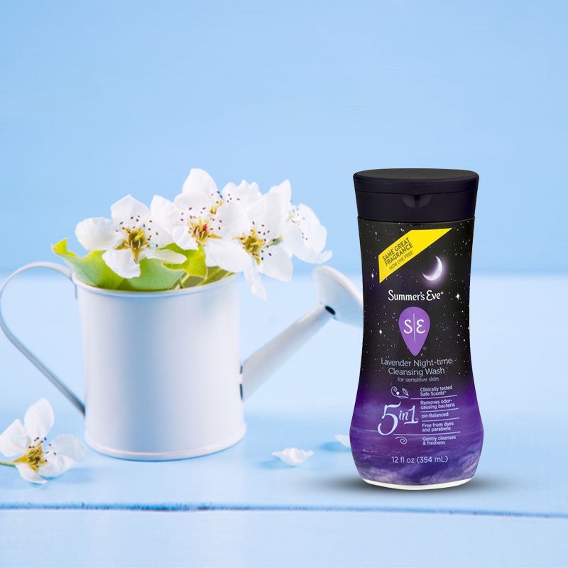 [NEW] DUNG DỊCH VỆ SINH PHỤ NỮ SUMMER’S EVE LAVENDER NIGHT-TIME CLEANSING WASH