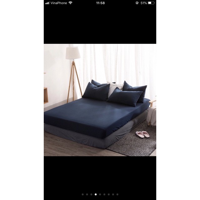 Sét bộ ga gối cotton 4 món hàng nhập khẩu