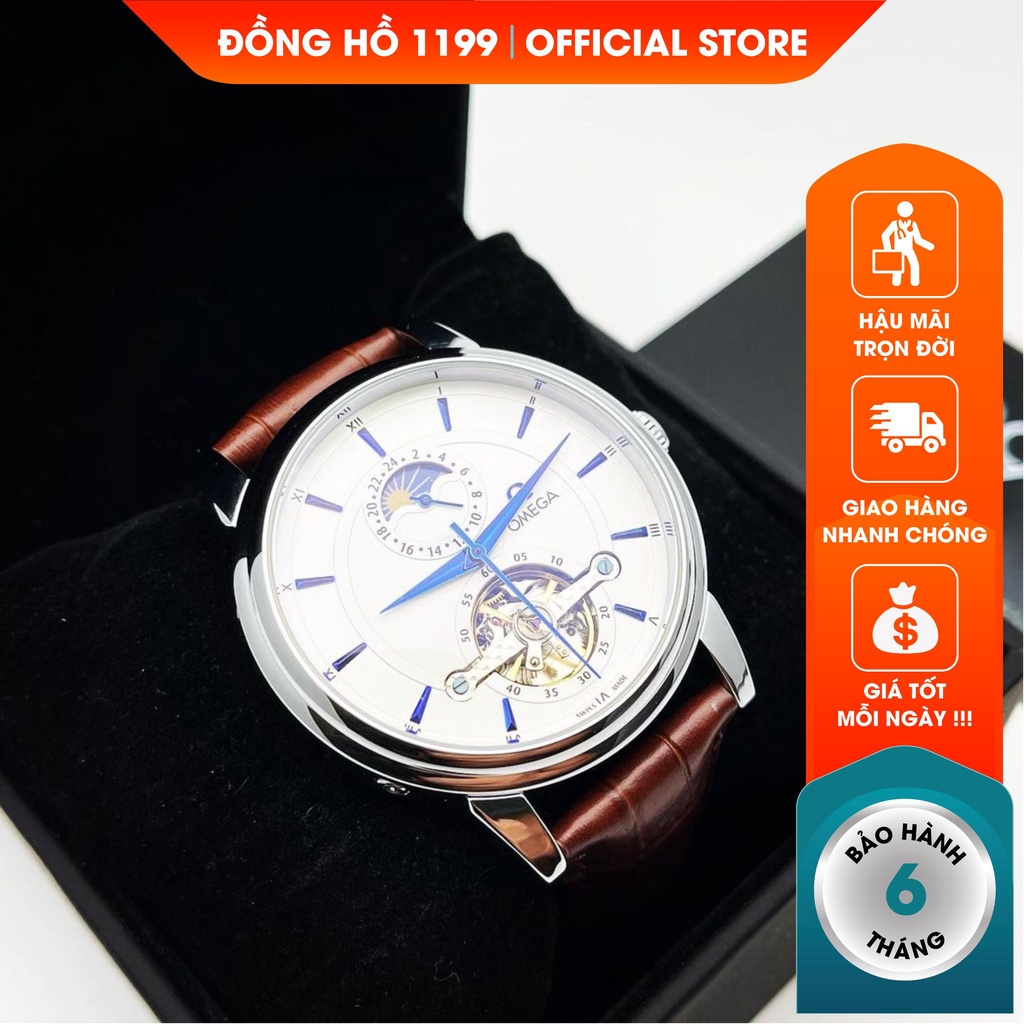 [QUÀ TẶNG] Đồng hồ cơ - Đồng Hồ Nam Dây Da Chống Nước Chống Xước Máy Chuẩn Chất Liệu Cao Cấp 4122GD - 1199 Watches | BigBuy360 - bigbuy360.vn