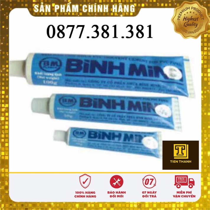 KEO DÁN ỐNG NƯỚC BÌNH MINH 25g- 50g -100g CHÍNH HÃNG