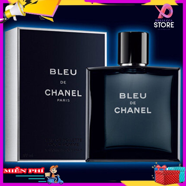 [VouCher 50k] Nước Hoa Bleu De Chanel Nam tính, lịch lãm, lôi cuốn 100ml