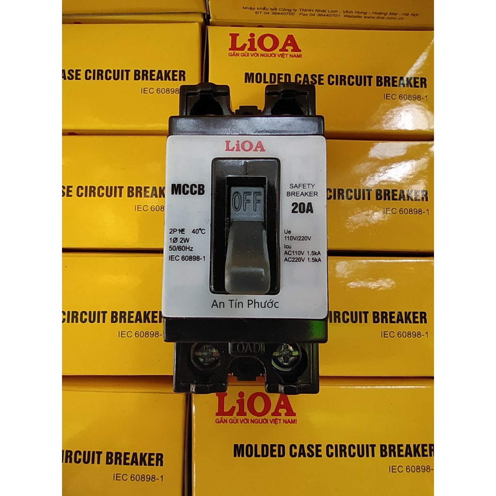Cầu Dao -  Aptomat An Toàn Tự Động 10/20/30A LiOA