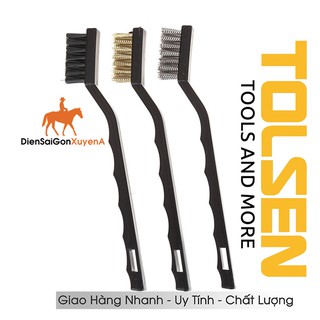 Bộ 3 Bàn Chải Thép Mềm 180mm 7inch Wire Brushes TOLSEN 32059