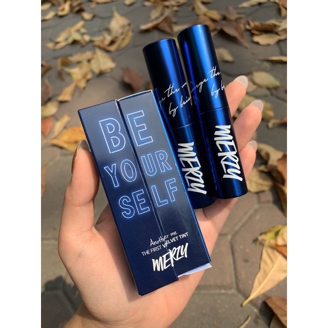 Son Kem Lì Merzy Another Me The First Velvet Tint Classic Blue 4.5g .#V6 Firenze Negroni Đỏ Gạch