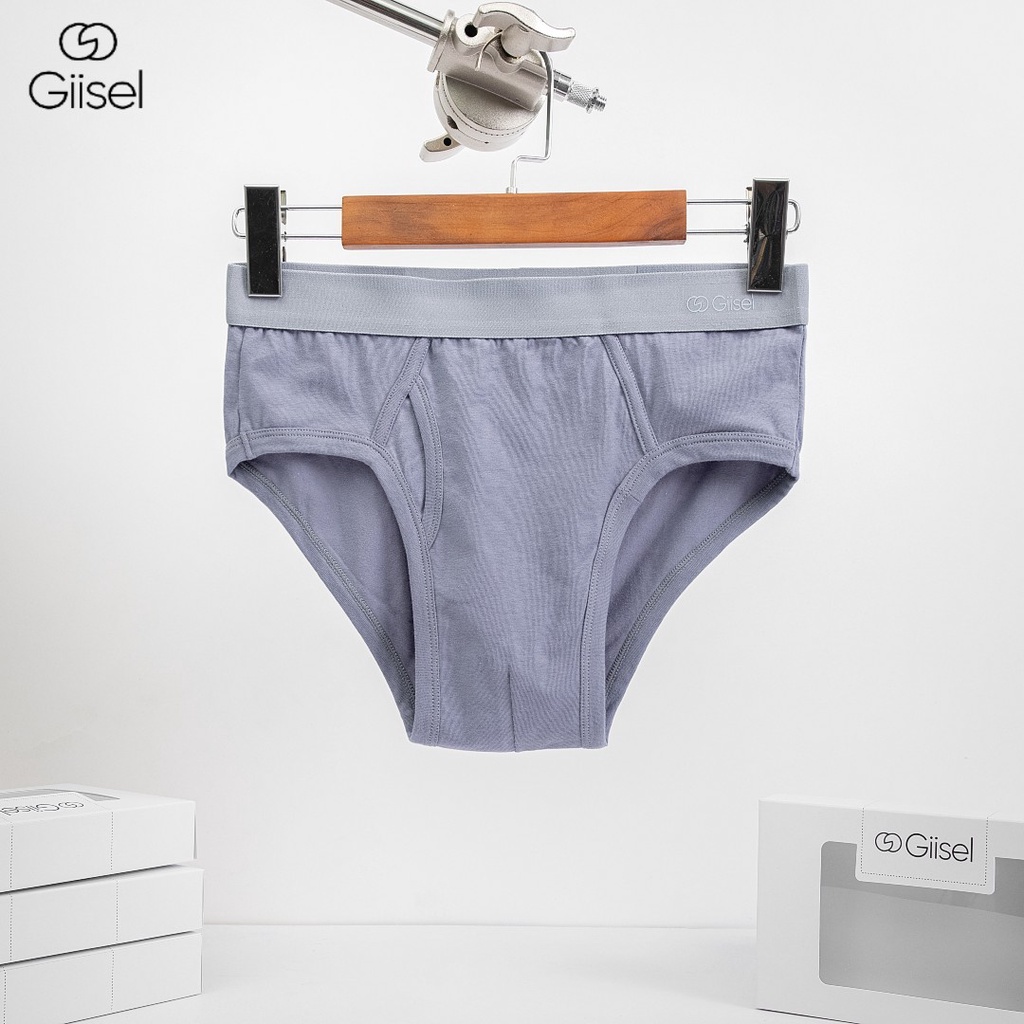 Boxer sịp tam giác HỘP 3 QUẦN LÓT nam cotton cao cấp thoáng khí thấm hút mồ hôi Giisel
