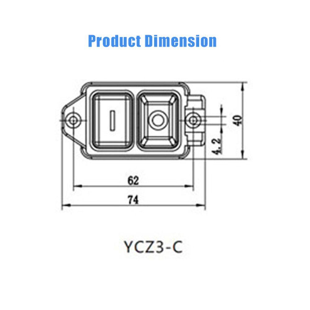 YNATURAL Công Tắc Điện Từ Kèm Vỏ Bọc 4 / 5 Pin