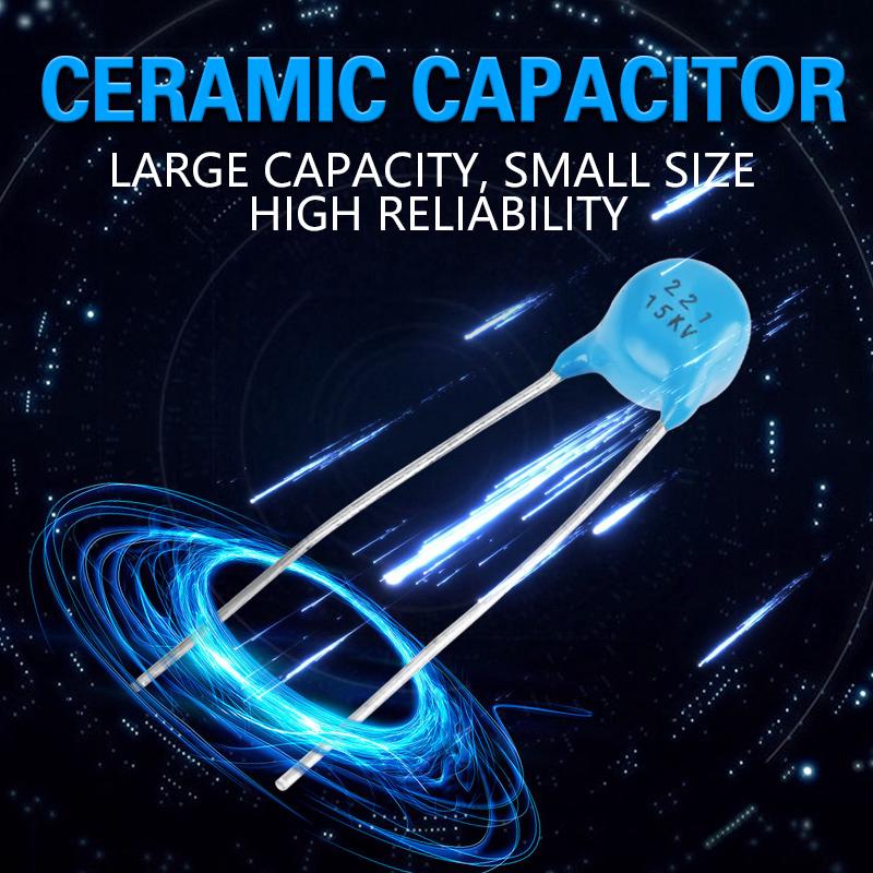 Bộ 20 tụ điện gốm cao áp 221k 220pf 15kv 15000v