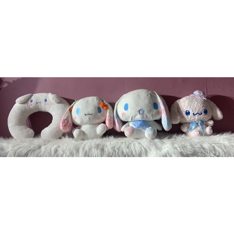 [Sanrio] Gấu bông Cinnamoroll dễ thương cỡ lớn gối cổ limited Sanrio collab chính hãng Nhật Bản