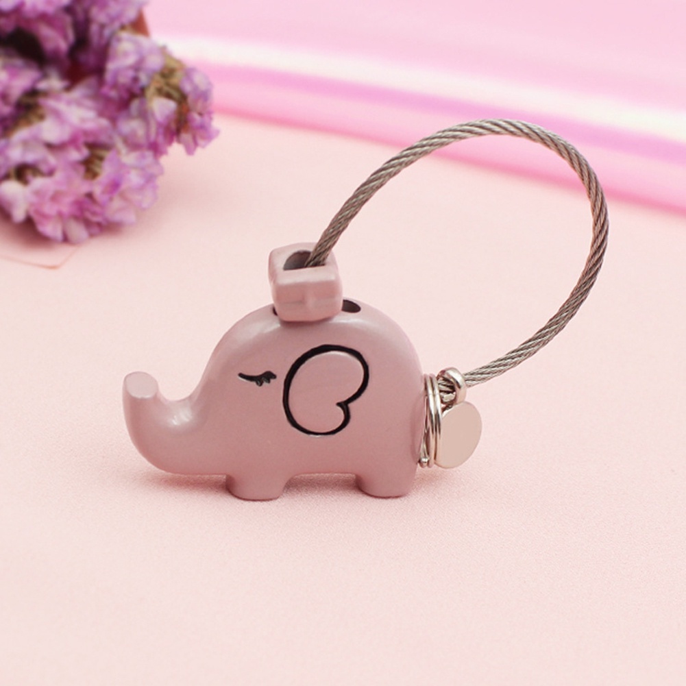 Móc Khóa Hình Voi Hoạt Hình Đáng Yêu