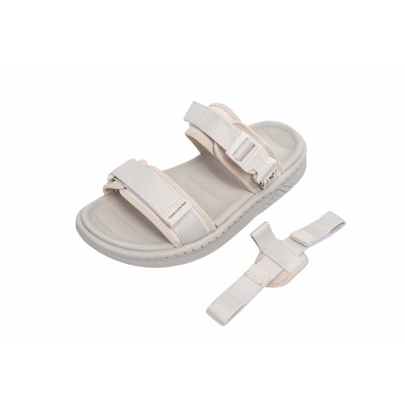 Sandal Nam Nữ Quai Ngang Thời Trang YANKI Sport YK278 - Light Cream