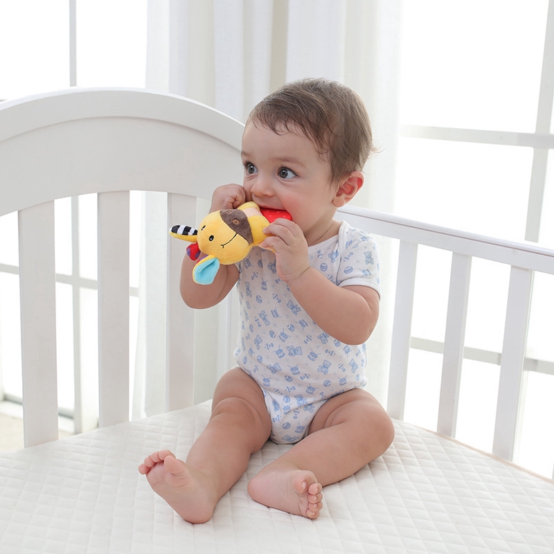 Đồ Chơi Gặm Nướu Mọc Răng Cho Bé Hình Động Vật Dễ Thương Chất Liệu Vải Bông