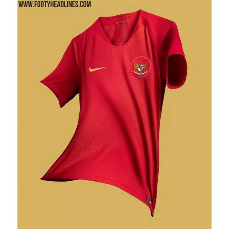 Áo Thun Bóng Đá Đội Indonesian Jersey 2018 / 2019