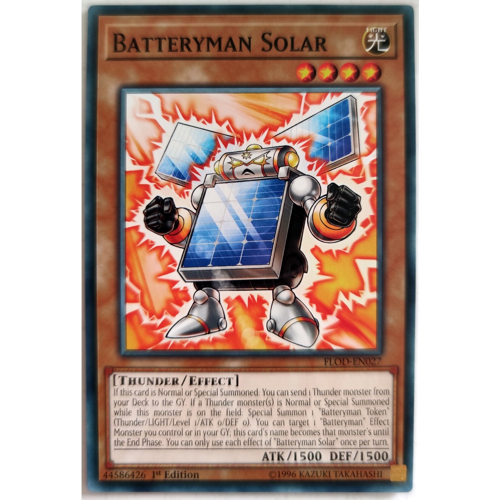 [Thẻ Yugioh] Batteryman Solar |EN| Common