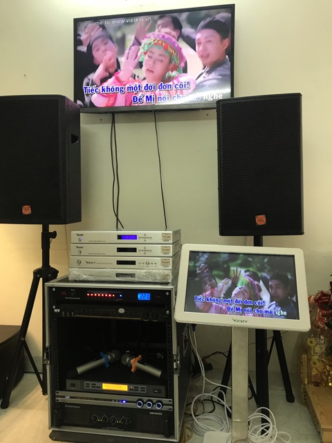 🇻🇳 MÀN TRẮNG VIETKTV 19inch + ĐẦU VIETKTV SD 3TB Cũ Đẩy đủ Phụ Kiện đi kèm