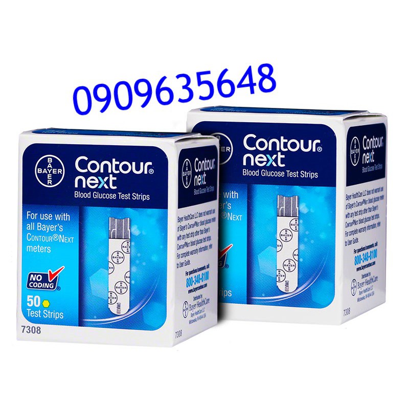 Que thử đường huyết Bayer Contour Next