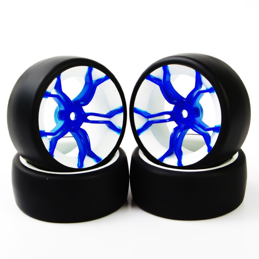 4 bánh xe 12mm thay thế cho xe điều khiển từ xa cỡ 1/10 chuyên drift