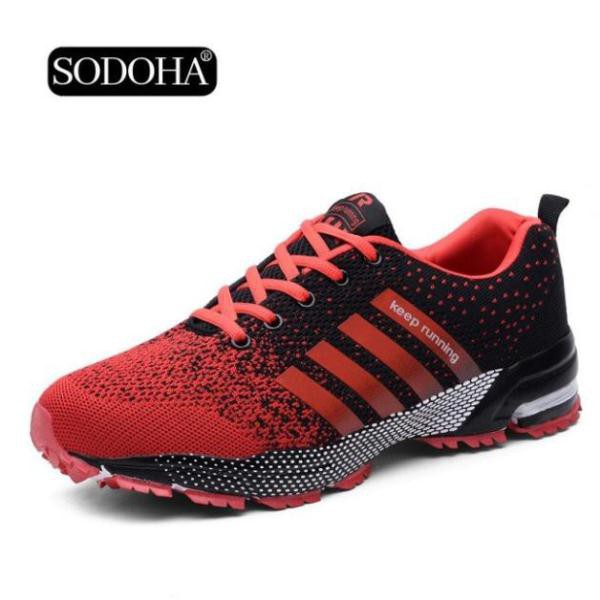 Hot Giày Sneaker Nam Thể Thao SODOHA SDH25R Màu Đỏ ! HOT . ^ ! ` ' ¹