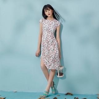 Thanh lý váy hoa nhí tay hến Adore dress