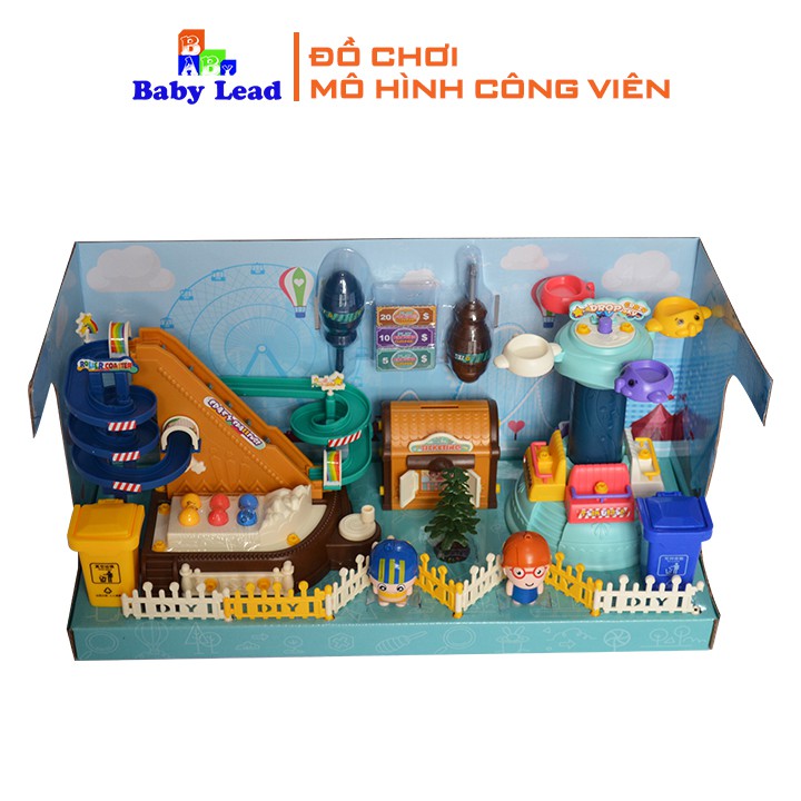 Đồ chơi mô hình công viên Babylead cho bé từ 2 tuổi trở đồ chơi trí tuệ cho bé BBL86 Mua thêm để nhận quà tặng bên dưới