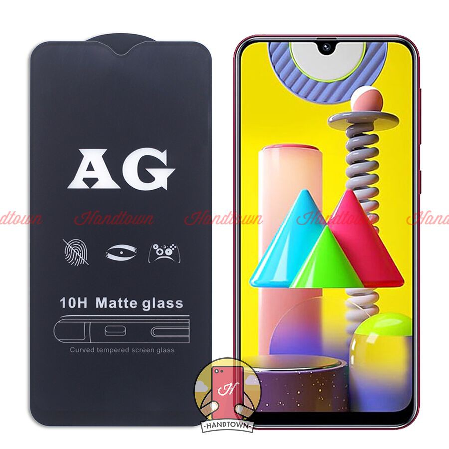 Kính Cường Lực Nhám Full Màn Chống Vân Tay Dành Cho Samsung Galaxy M11 / M21 / M31 / M41 / M51