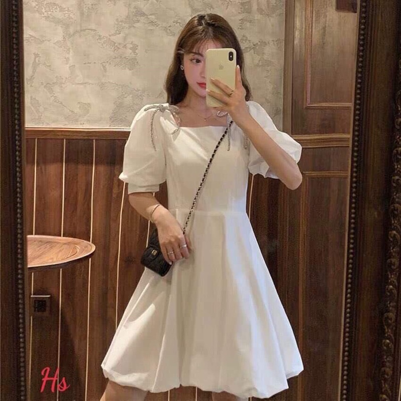 VÁY VINGATE VAI CỘT NƠ XINH