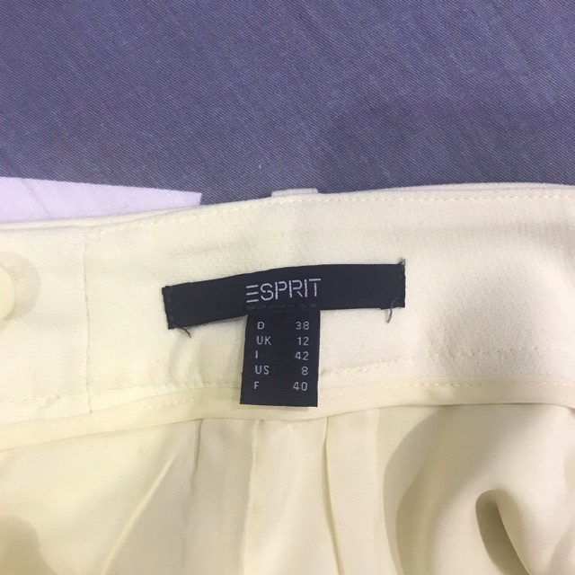 Váy Esprit công sở vàng size US 8