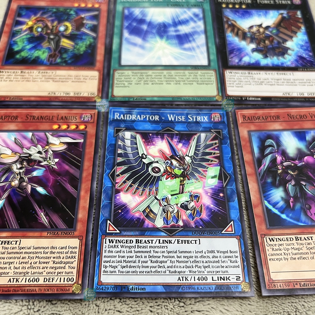 Bộ bài Yugioh - Structure Deck: Raidraptor