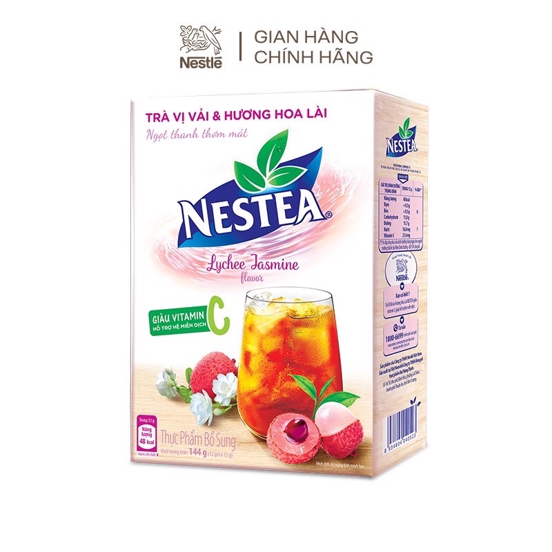 BỘ ĐÔI NESTEA:Trà vị chanh 18gói+Trà vải lài 12 gói | BigBuy360 - bigbuy360.vn