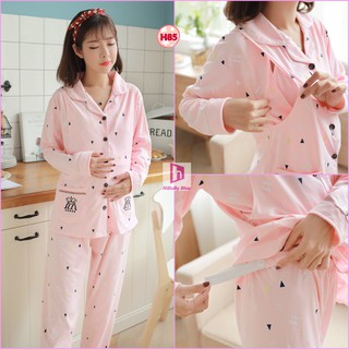 Quần áo bà bầu & sau sinh có thiết kế cho con bú (Dày mùa đông) H85