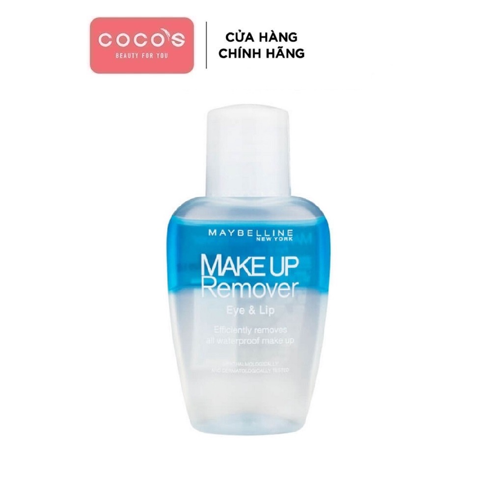 Nước Tẩy Trang Mắt và Môi Chuyên Dụng 2 lớp Maybelline New York Eye & Lip Makeup Remover 40ml