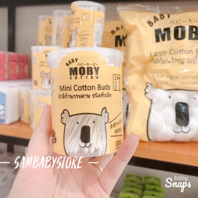 Tăm Bông Cho Bé Moby Nhập Khẩu Thái Lan
