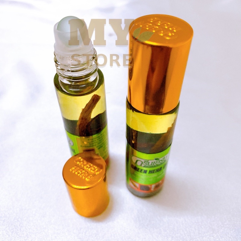 (Chính Hãng) Dầu Lăn Sâm Green Herb Thái Lan 8cc
