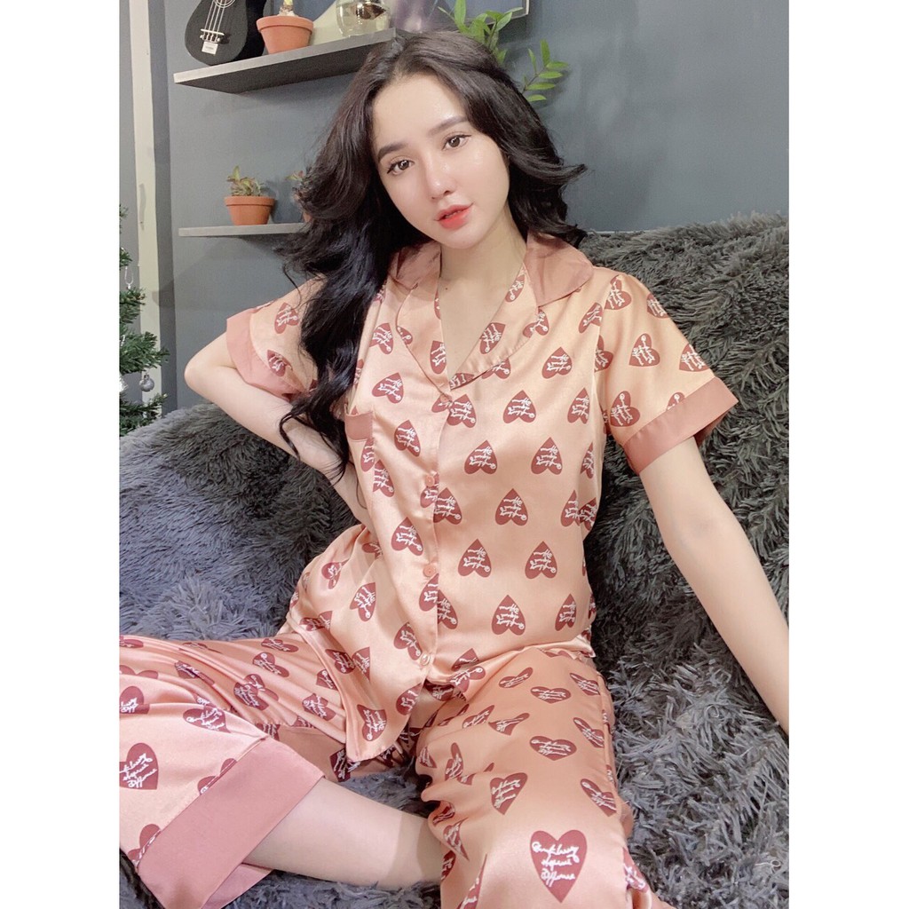 [FREE SHIP] Pijama Cộc Dài Hoạ Tiết Mát Lịm [HÀNG SIÊU ĐẸP]