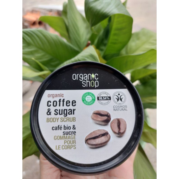 Tẩy Tế Bào Chết Toàn Thân Organic Shop Organic Coffee & Sugar Body Scrub