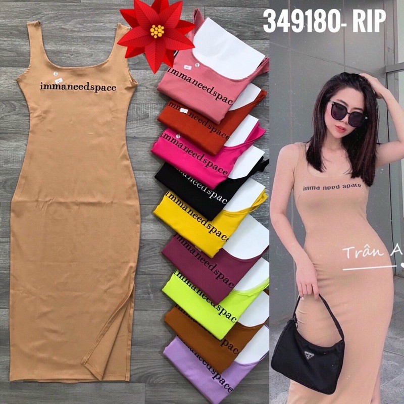 Đầm thun ôm body sát nách