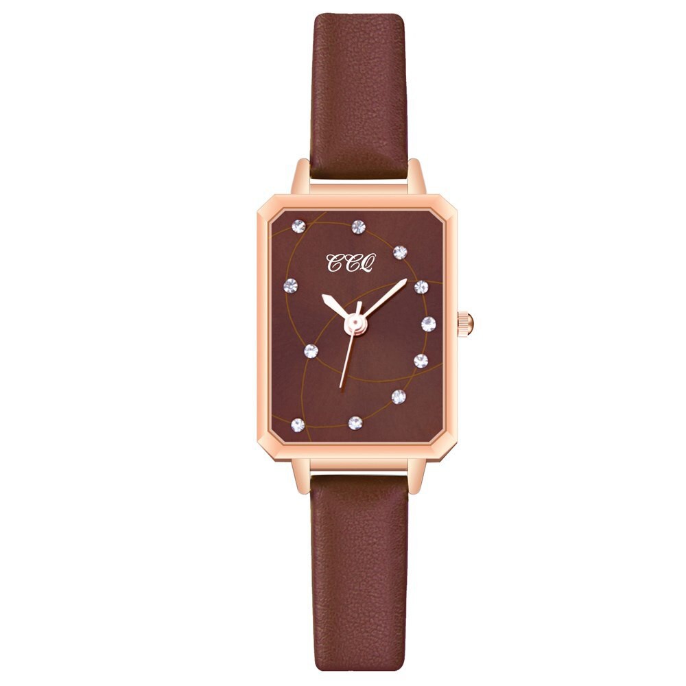 Đồng Hồ Mặt Chữ Nhật Dây Da Sang Trọng Cho Nữ | BigBuy360 - bigbuy360.vn
