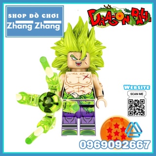 Đồ chơi xếp hình Dragon Ball Goku Vegeta Broly - Zamatsu trong 7 viên ngọc  rồng Minifigures Kopf KF6142 | Shopee Việt Nam