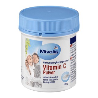 Bột Vitamin C nguyên chất của Mivolis Gesunde Plus, 100g thumbnail