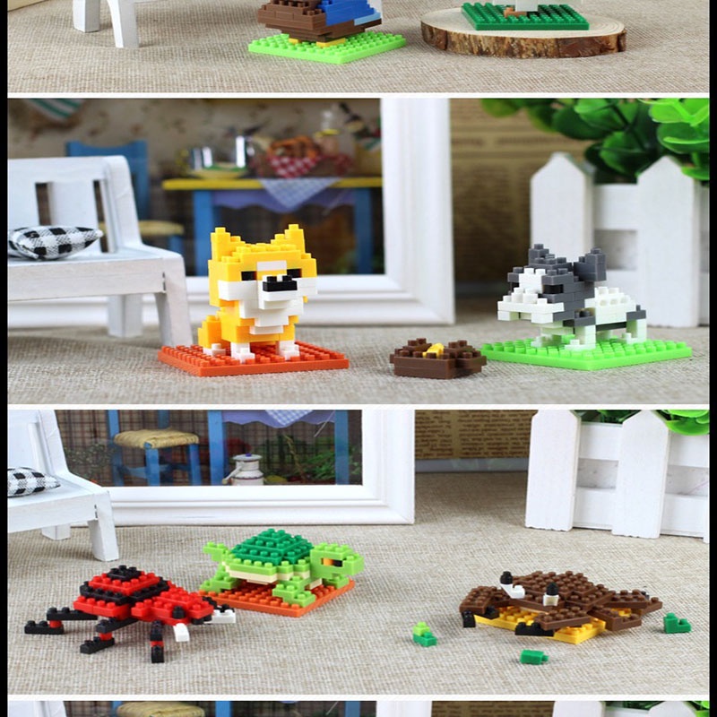 Mô Hình Đồ Chơi Lắp Ráp Tòa Nhà Vi Mô Giáo Dục Cho Bé