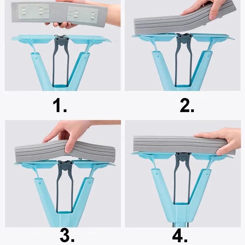 Miếng Xốp Cao Su Thay Thế Cho Cây Lau Nhà 28*5.5cm Màu Sắc Ngẫu Nhiên