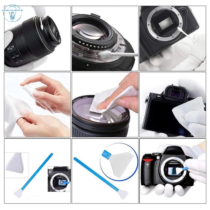 Bộ 29 dụng cụ vệ sinh ống kính máy ảnh DSLR kỹ thuật số chuyên nghiệp tiện lợi