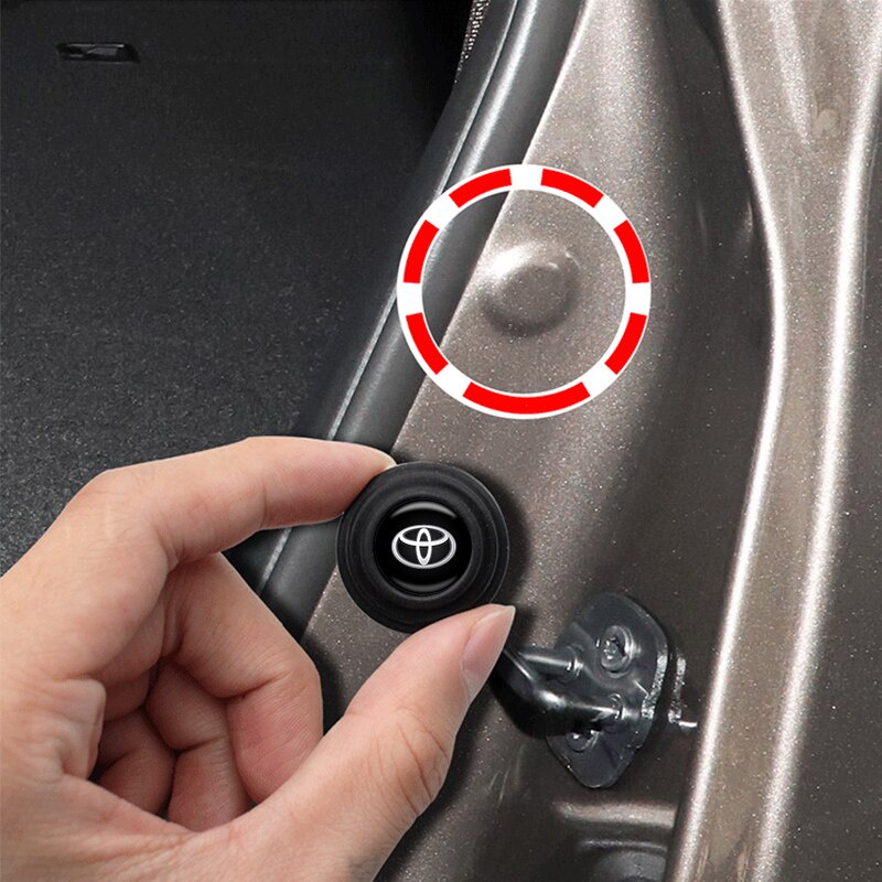 Set 4/8/12 Miếng Dán Chống Sốc Cho Cửa Xe Hơi Toyota Chất Lượng Cao
