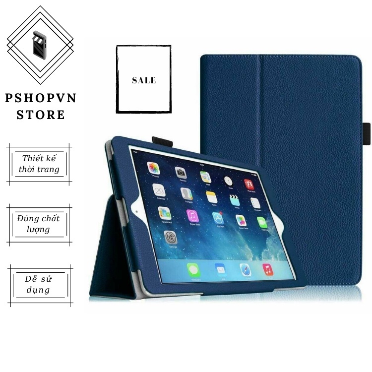 Bao da thiết kế sang trọng hai góc xoay dành cho ipad air 1/ ipad 2017/ ipad 2018 màn hình 9.7 inch