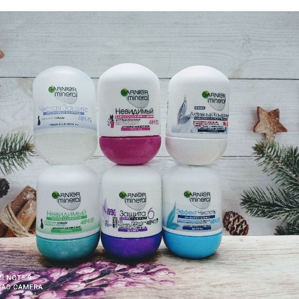 Lăn khử mùi diệt khuẩn Garnier Mineral Invisible 48H