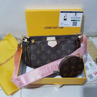 Set LV 3 món dây hồng hàng fullbox nguyên seal loại đẹp nhất hình chụp thật