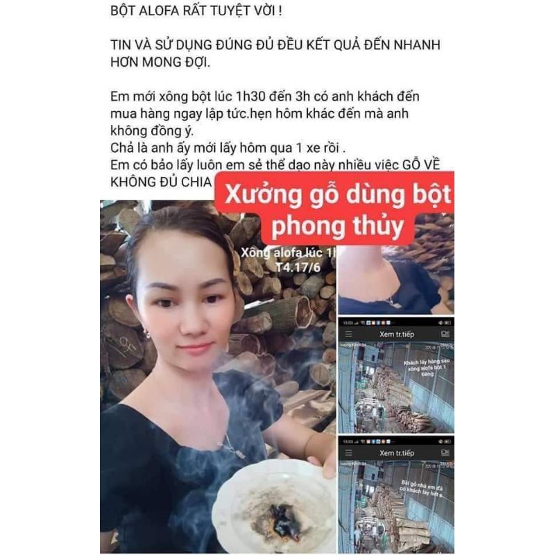 [HÀNG CHÍNH HÃNG] BỘT PHONG THỦY ALOFA THU HÚT TÀI LỘC | BigBuy360 - bigbuy360.vn