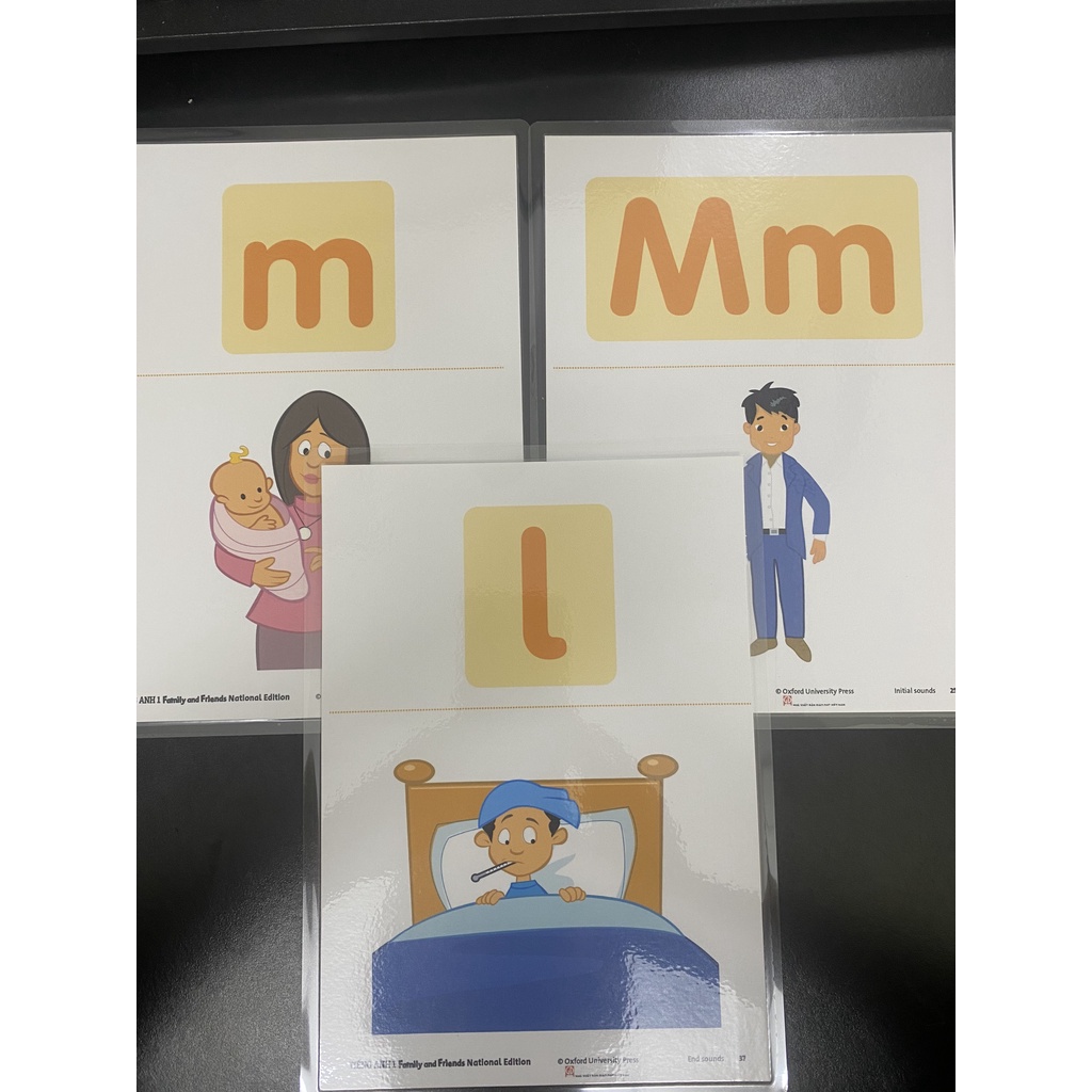 THẺ PHONICS FAMILY AND FRIENDS 1,2,3 - phiên bản National